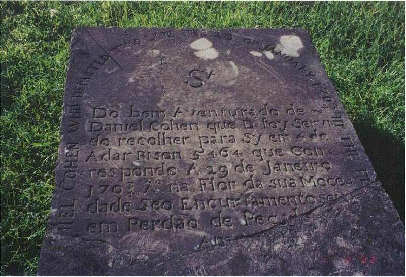 nevis jewish cemetary