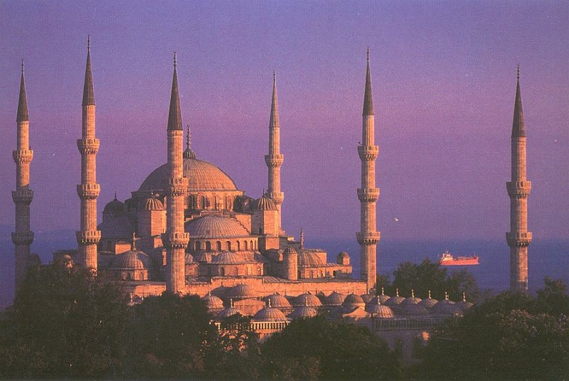 istanbul bluemosque twilight