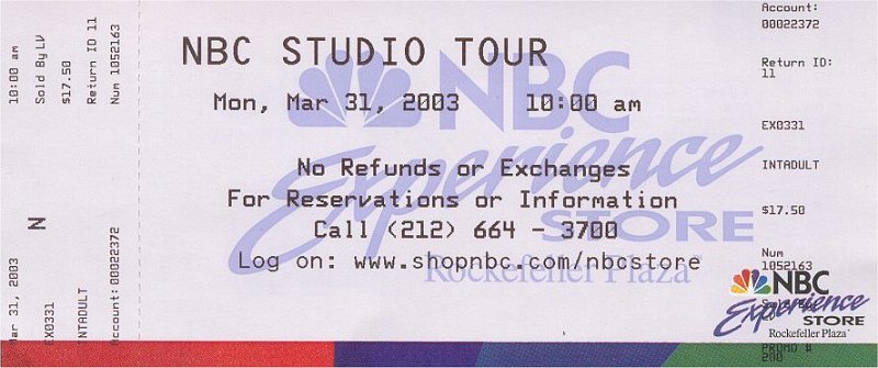 newyork nbc tour